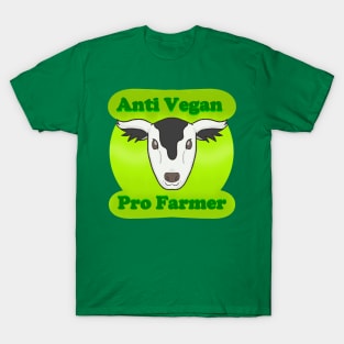 Happy Cow (Anti Vegan Pro Farmer) T-Shirt